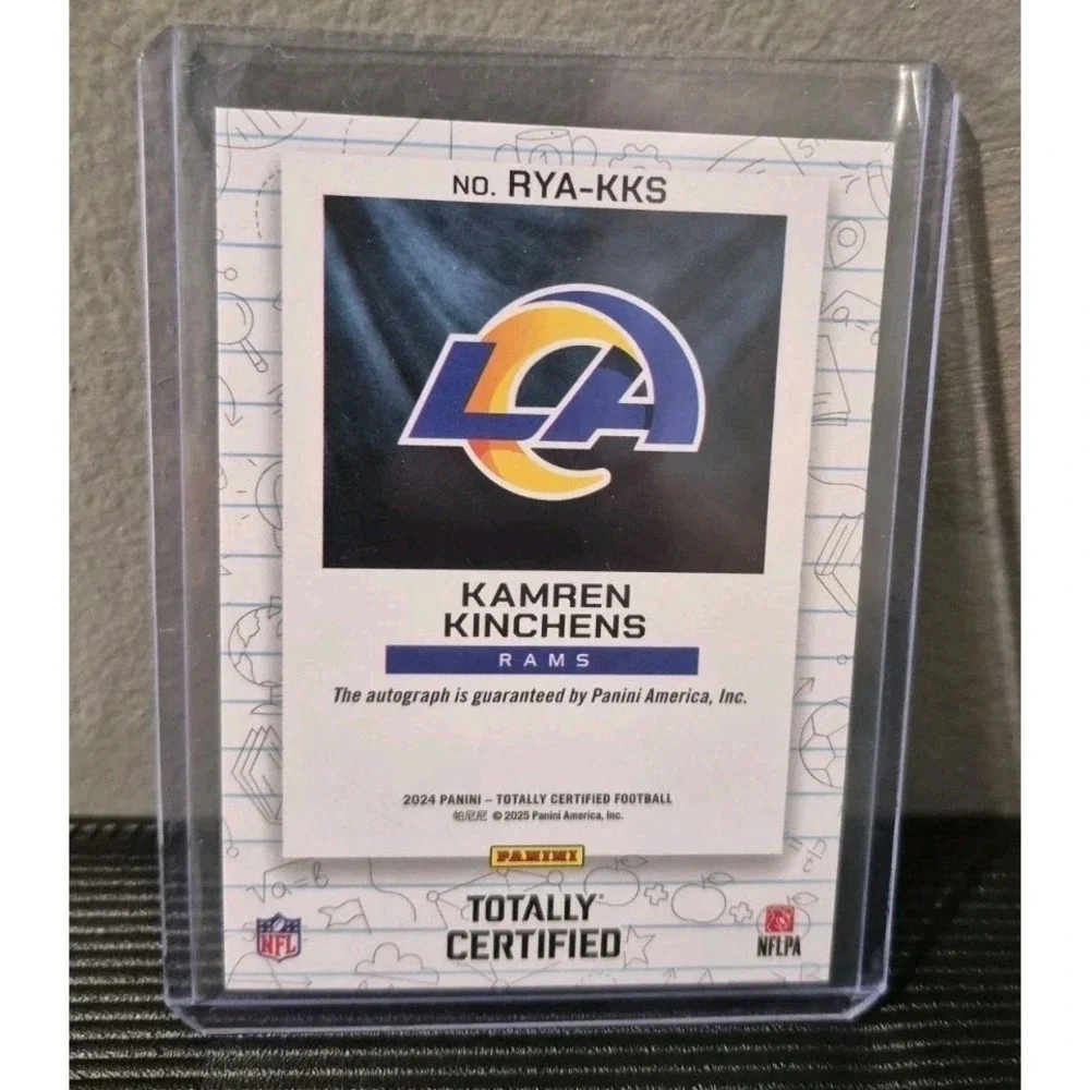 2024 Totally Certified Kamren Kinchens #RYA-KKS Rookie Yearbook (AU)(RC) LA Rams